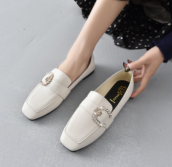 Fashion High Quality Women Flats Solid Color Woman Loafers Breathable Flat Shoes Woman Zapatos Mujer Summer Shoes
